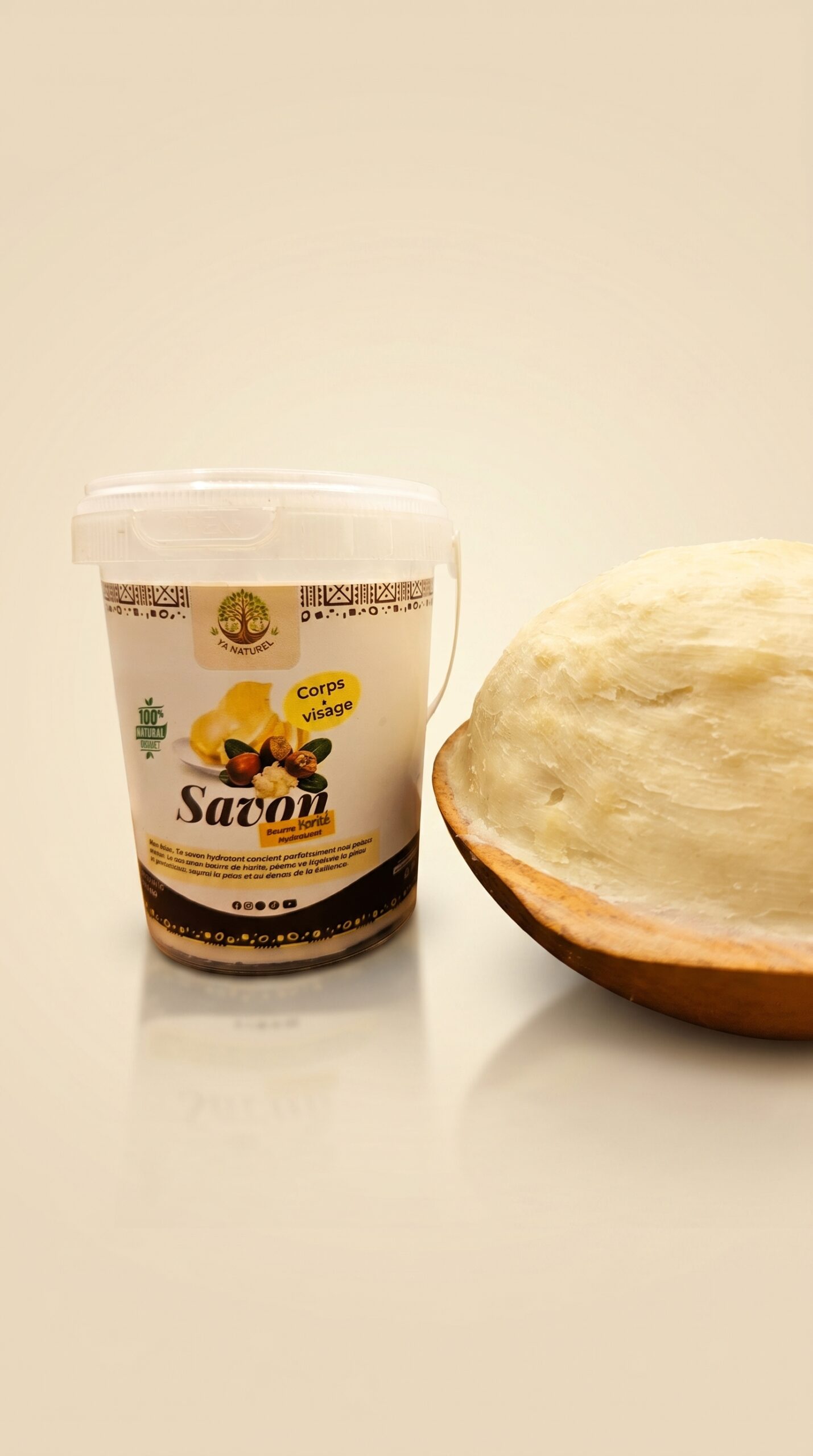 Savon hydratant au beurre de karité doux