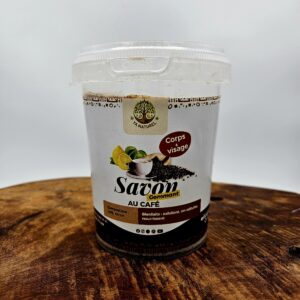 Savon gommant au café
